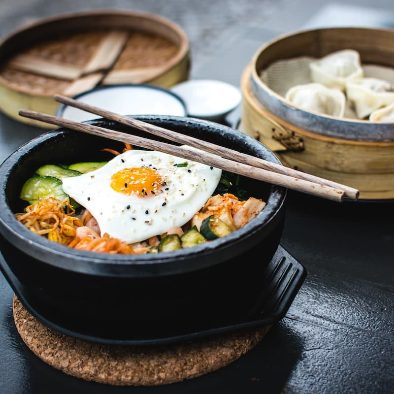 Photo of beautifylly arranged food