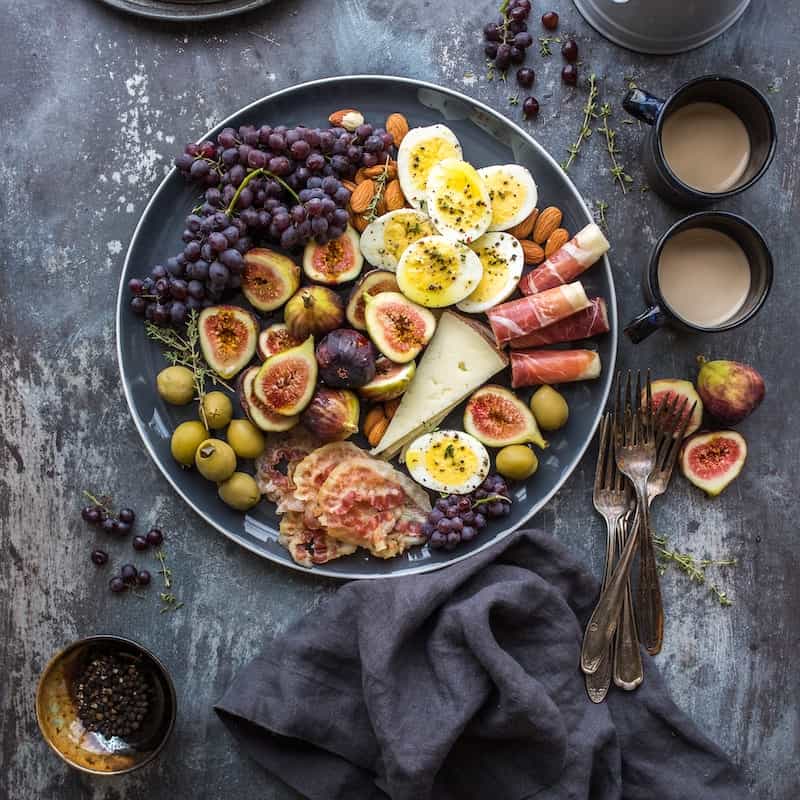 Photo of beautifylly arranged food